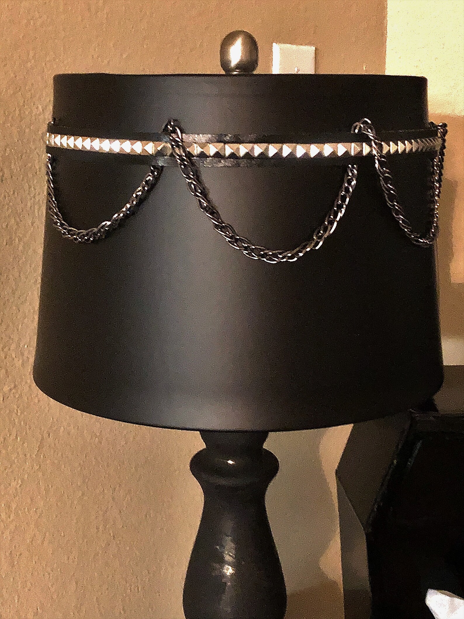 Elegant Gothic Draping Chains Lamp Shade Etsy