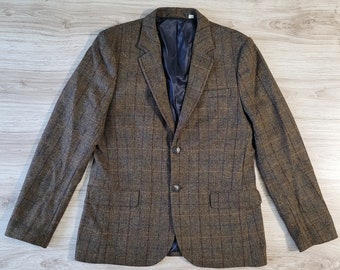 Vintage YORKSHIRE TWEED by Moon authentic Blazer Jacket Pure