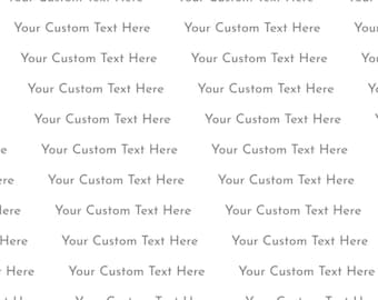 Custom Watermark PNG for Photos and Designs, Personalized Overlay Watermark in Black and White, Transparent Digital Download
