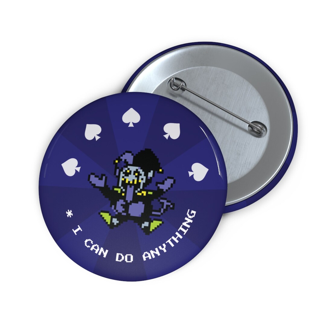 Jevil Deltarune I Can Do Anything Pin Buttons - Etsy