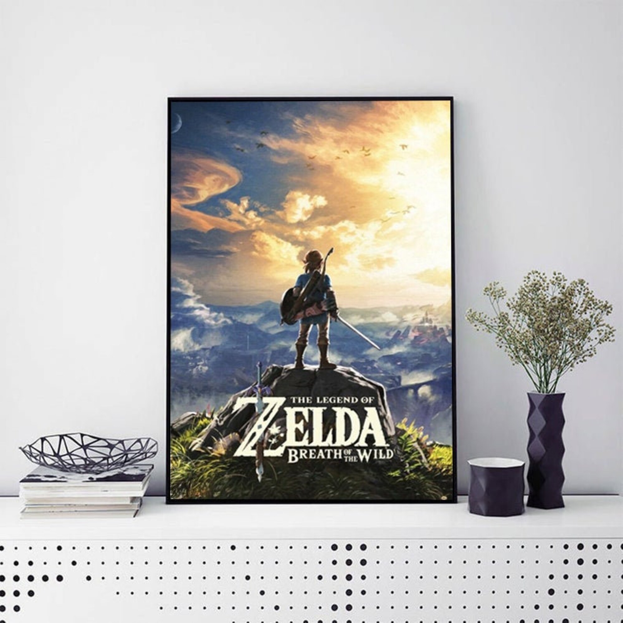 The Legend of Zelda Breath of The Wild Hyrule Video Gaming Poster