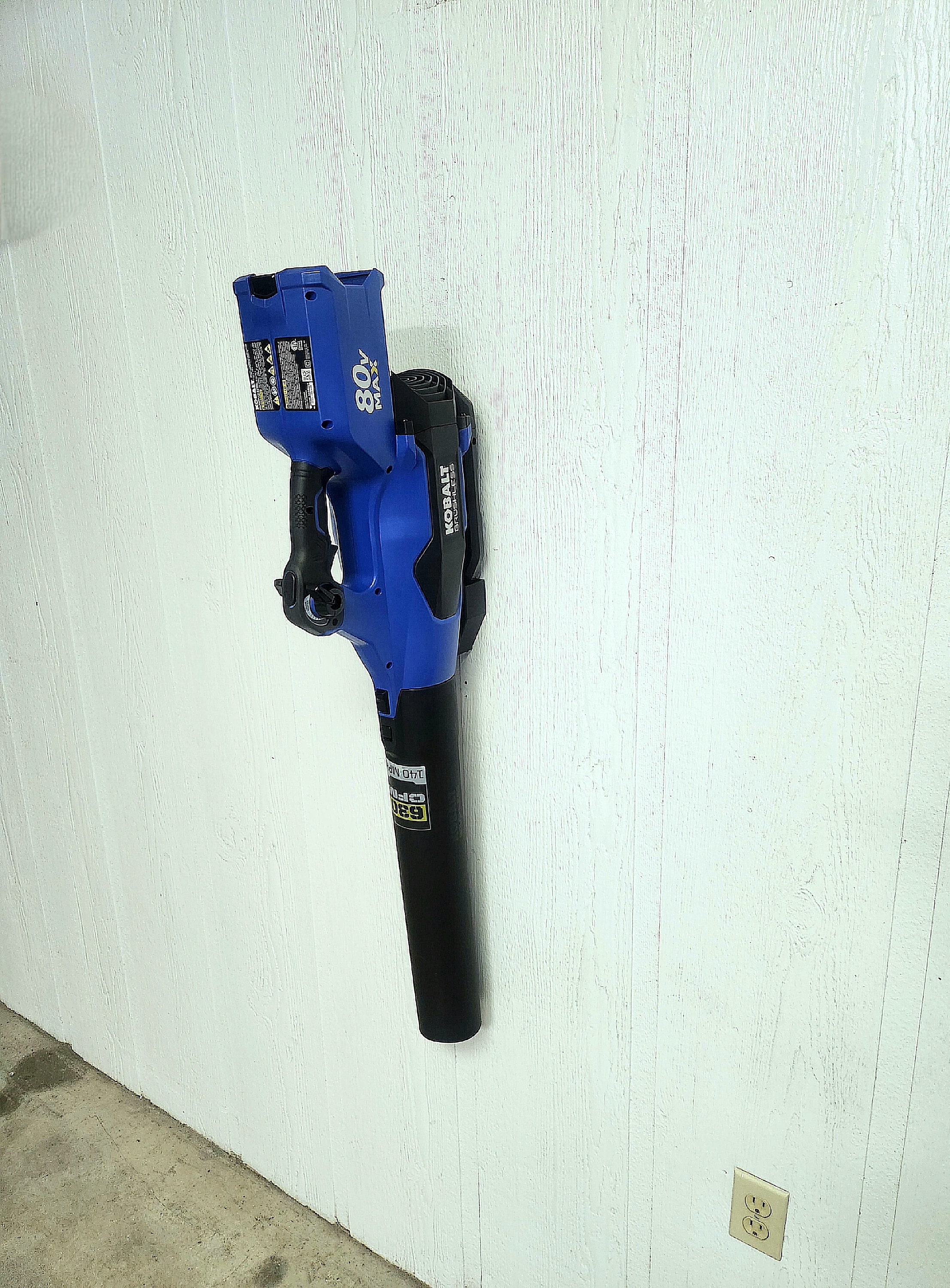 Kobalt 80v MAX Brushless Blower Wall Mount Etsy
