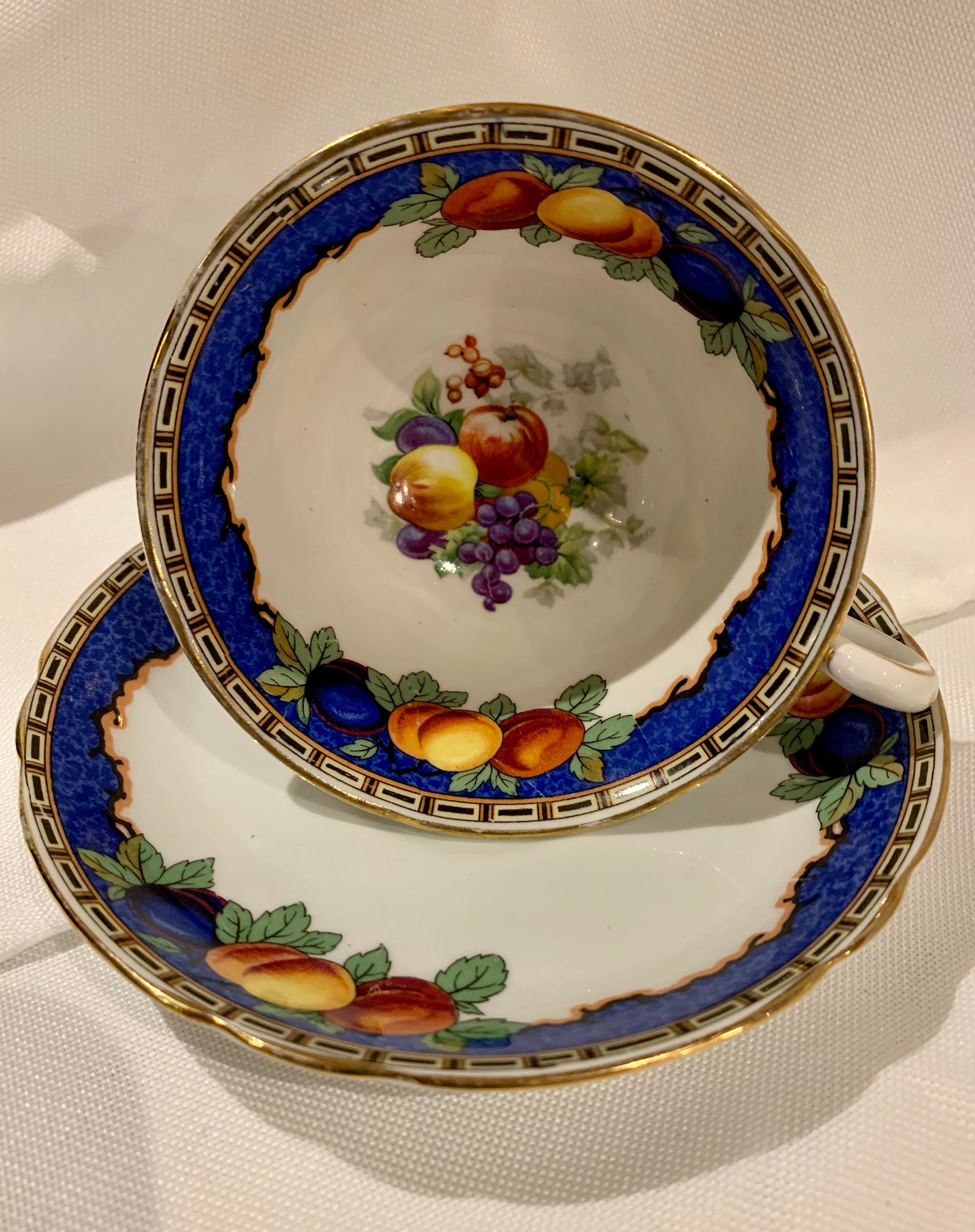 キッチン用品 食器 Bone China Chintz Cup Gosling Jackson Roses Saucer Tea グローブナー