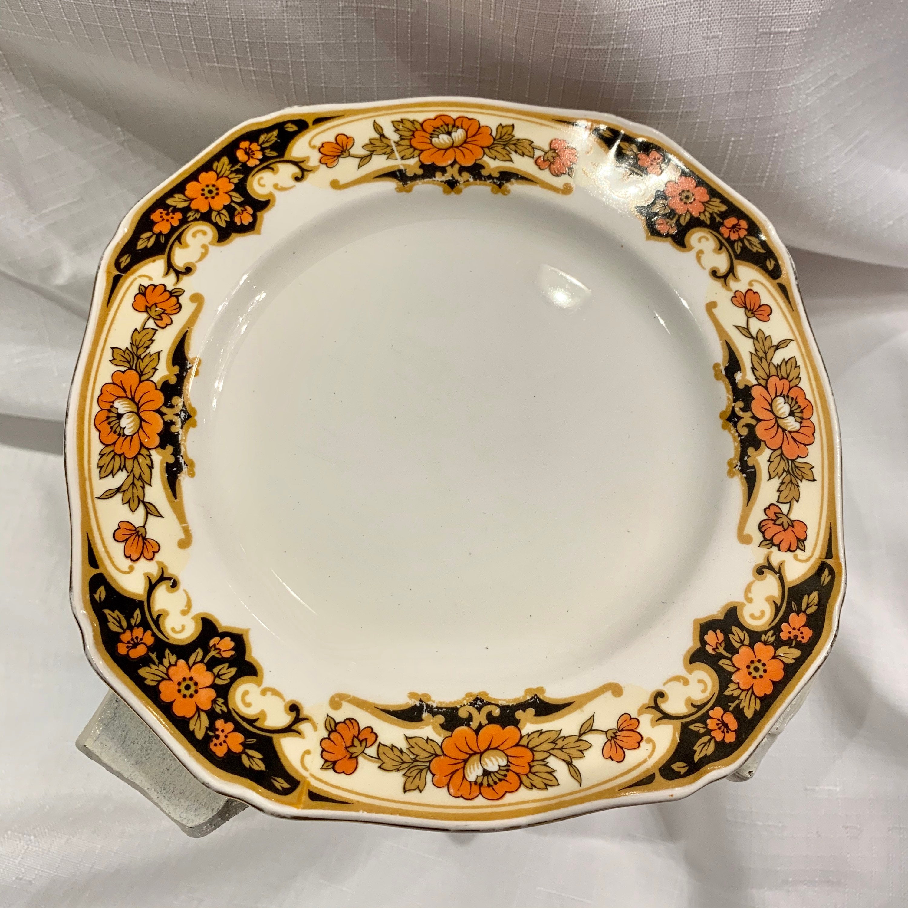 Vintage 1930s Alfred Meakin dunkirk Pattern Luncheon Plate Etsy