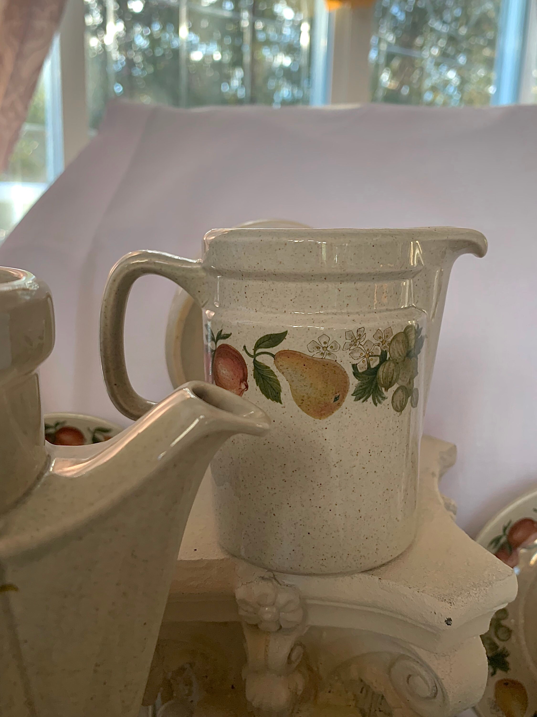 Vintage 19 Piece Wedgwood Greystone Quince Pattern Etsy