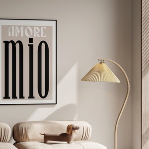 Amore Mio art print Italian wall art amore love print