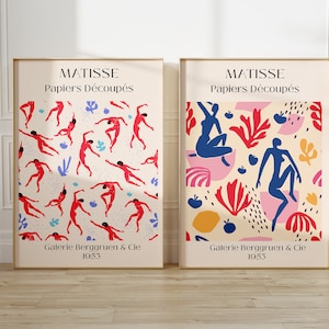 Matisse wall art - matisse la danse the dance cut outs matisse poster Henri Matisse Dance Poster Abstract Art Print, French Wall Art