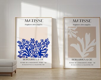 Matisse the cut outs papiers decoupes N.O 12 Wandkunst Poster moderne Wandkunst