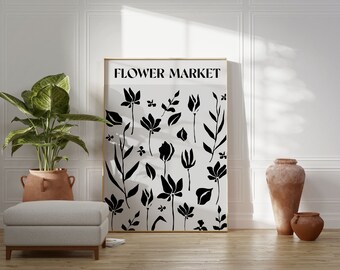 La Botanique N.O 6 wall art print matisse flower market matisse print flower wall art poster flower market print