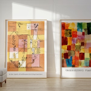 Paul Klee In the Spirit of Hoffman 1921 wall art print modern art print modern decor art print geometric art paul klee wall art paul klee