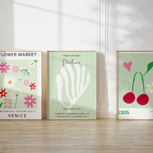 Bundle 3 stampe d'arte matisse mercato dei fiori di matisse stampa d'arte rosa matisse mercato dei fiori di matisse milano stampa d'arte digitale mercato dei fiori