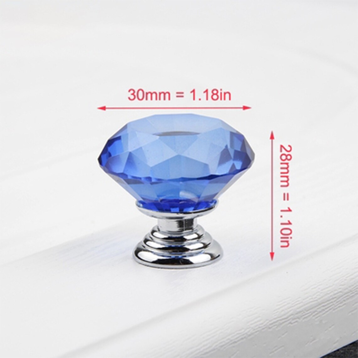 1.2 Colorful Acrylic Crystal Closet Door Pulls Knobs Etsy