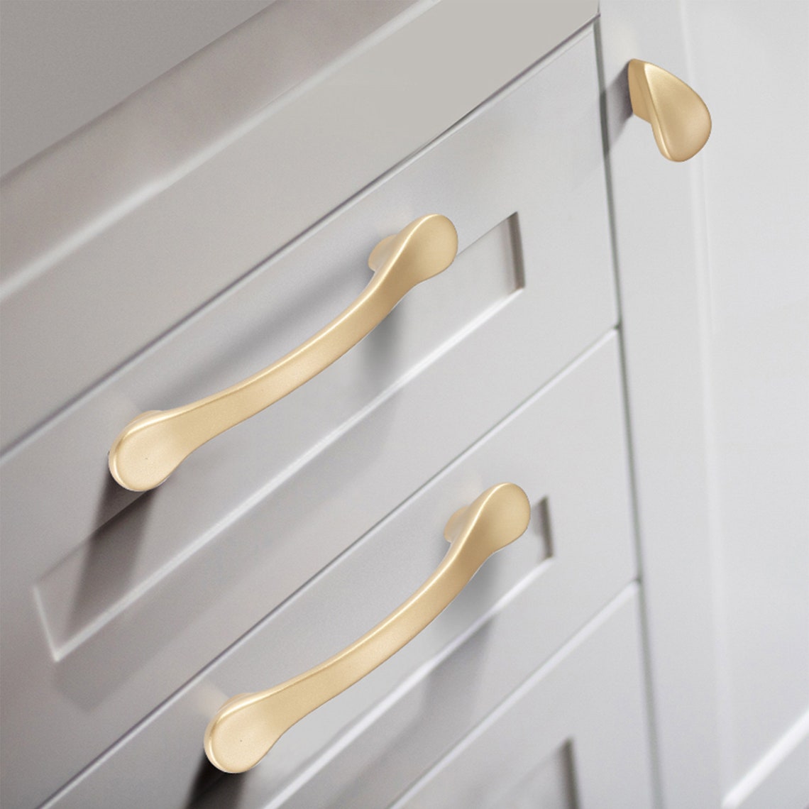 3.75 5 8.8 Gold Long Handles Handles Etsy