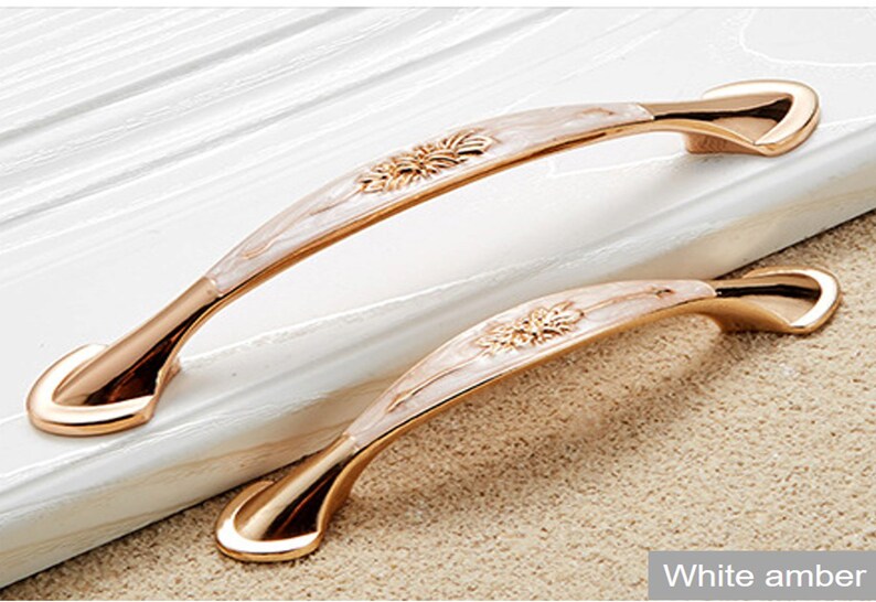 3.75 5 Vintage Bronze White Drawer Pulls Drawer Etsy