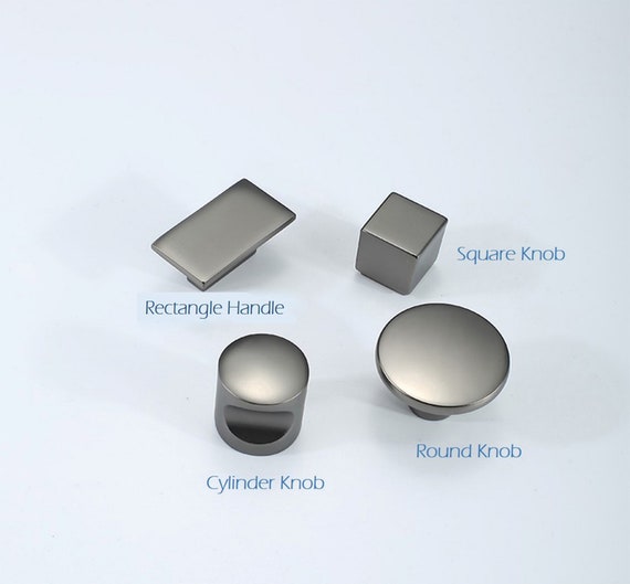 Maniglie Per Mobili 9BUILD | Distanza Fori 96mm | Champagne E Grigio | Confezione Da 10 - Foto 4