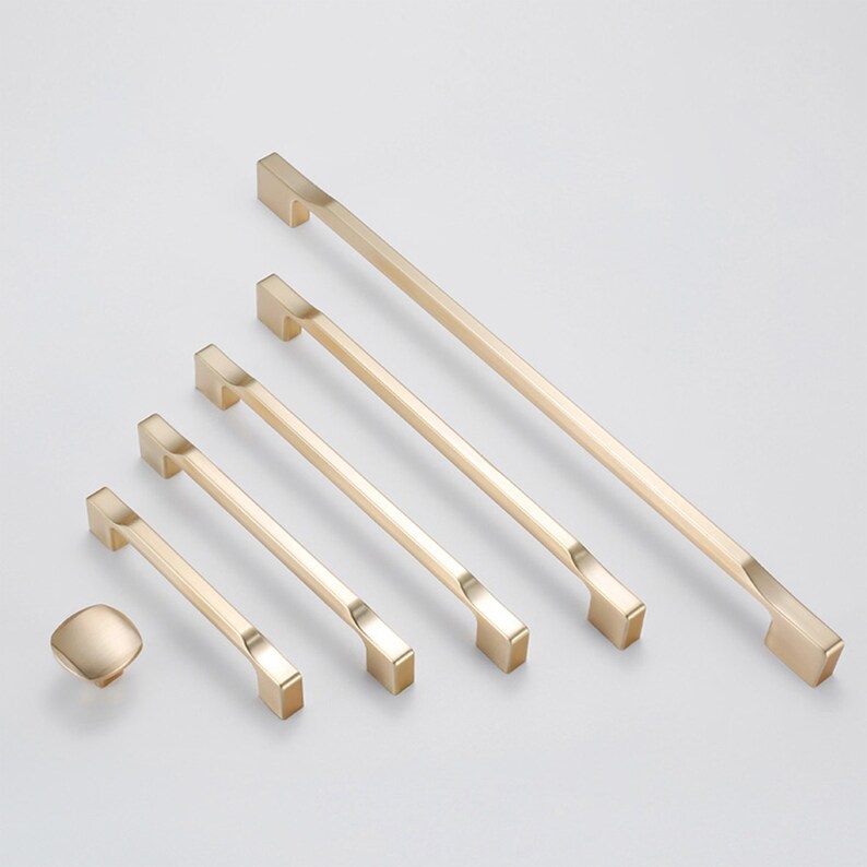 7.56 12.6 Long Modern Pulls Handles Drawer Etsy