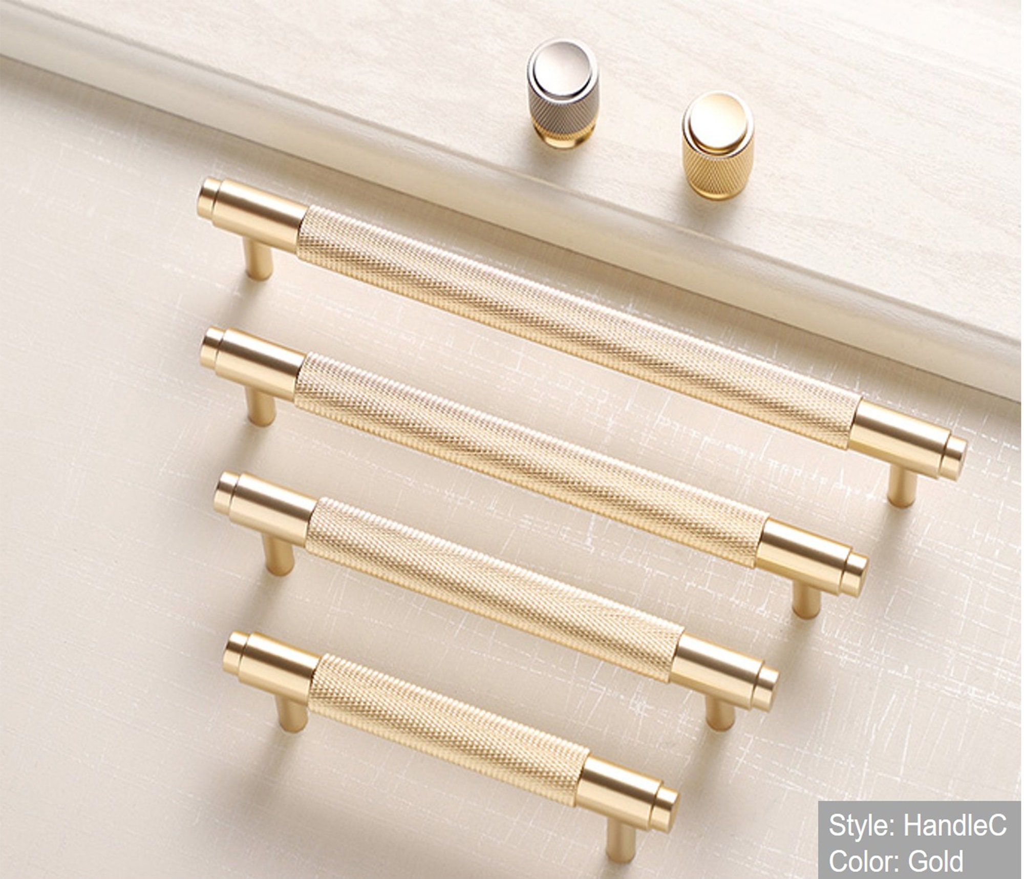 7.56 10 Gold Gray Long Pulls Handles Etsy