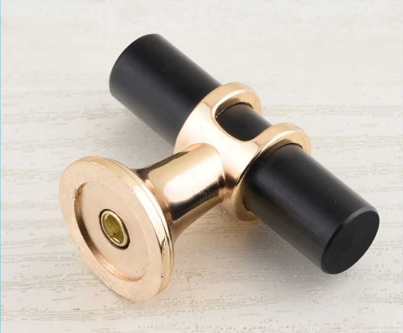 Long Black Chrome Pulls /modern Pulls T Etsy