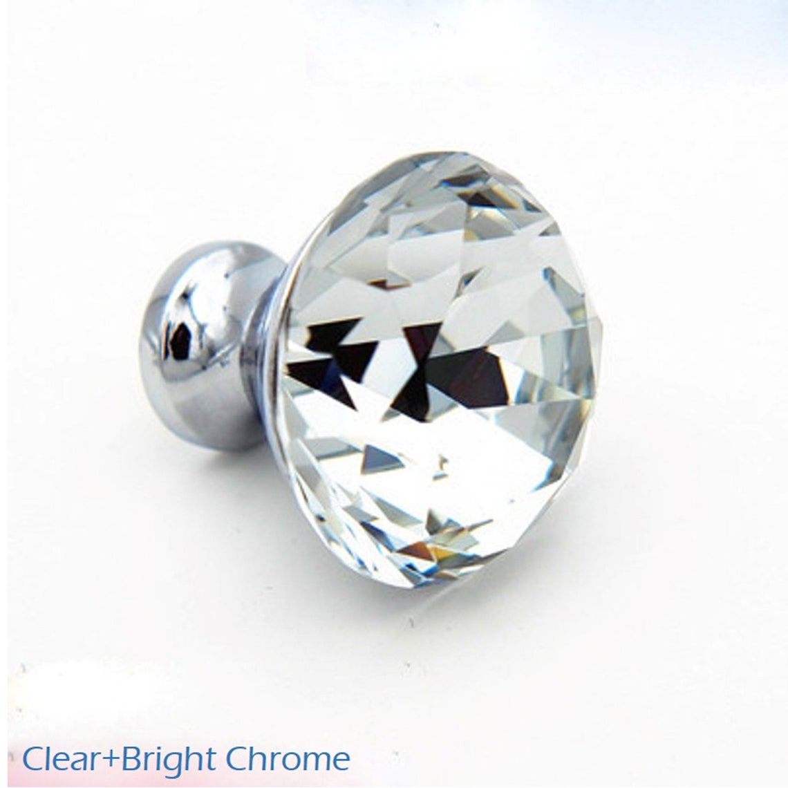 Yellow Black Glass Crystal Knobs Pulls Glass Drawer Etsy