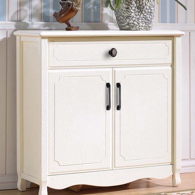 Simple Long Gold Black Knobs Pulls Handles Knobs Etsy