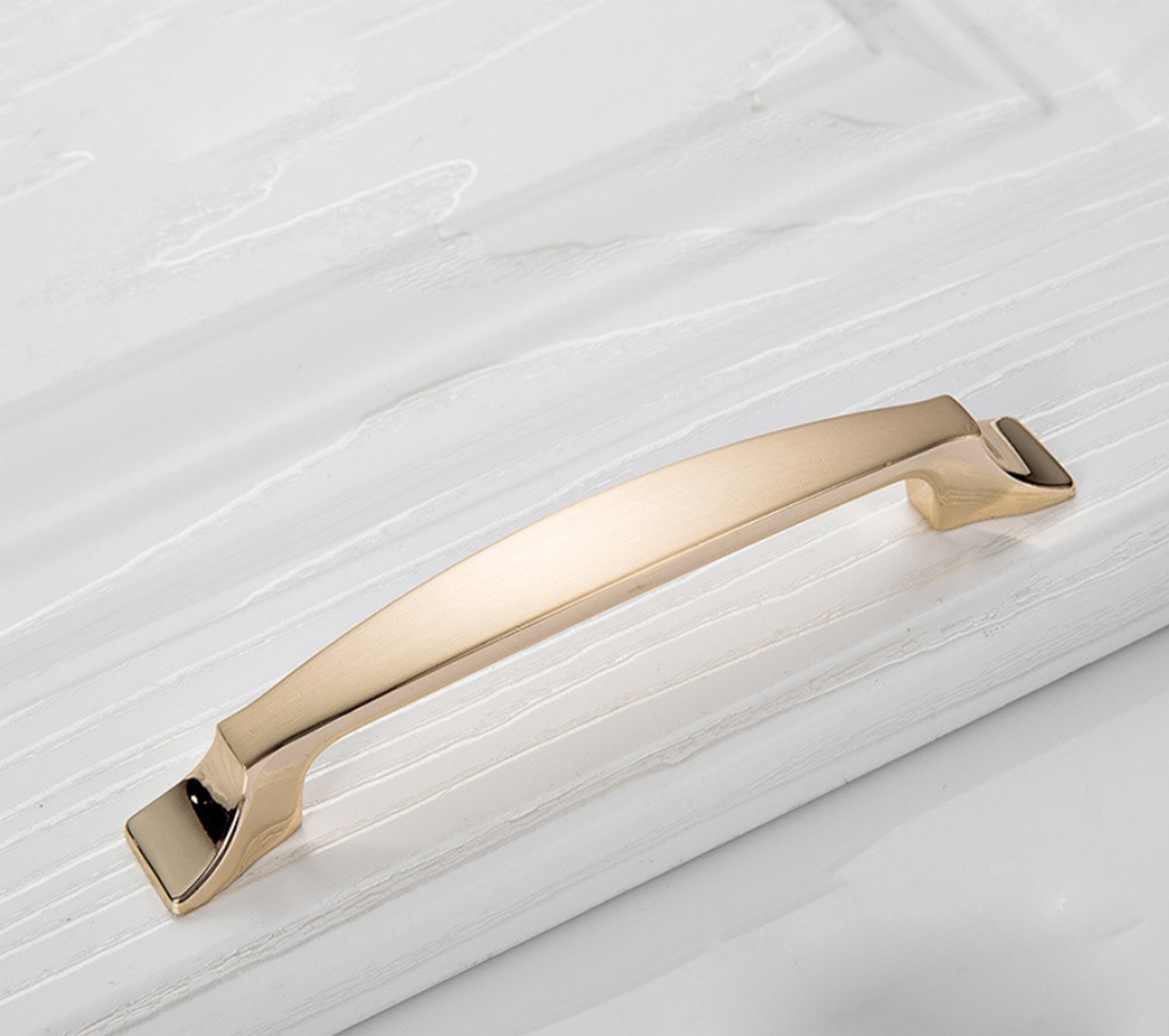 3.75 5 Polished Gold Handles Pulls Gold Etsy