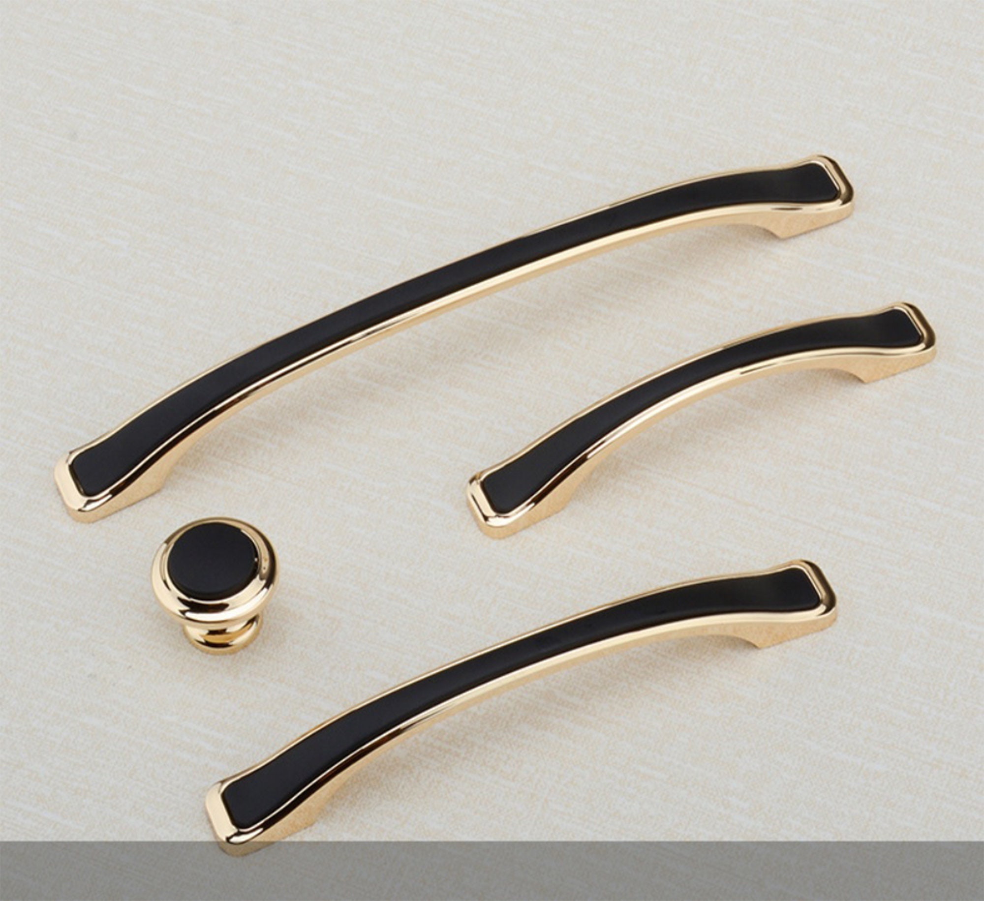 3.75 5 7.56 Black Gold Pulls Etsy