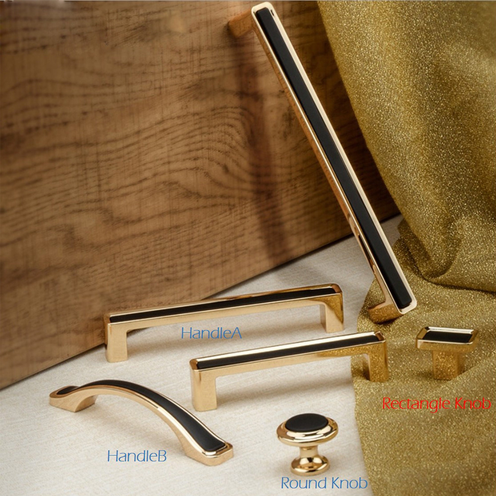 3.75 5 7.56 Black Gold Pulls Etsy