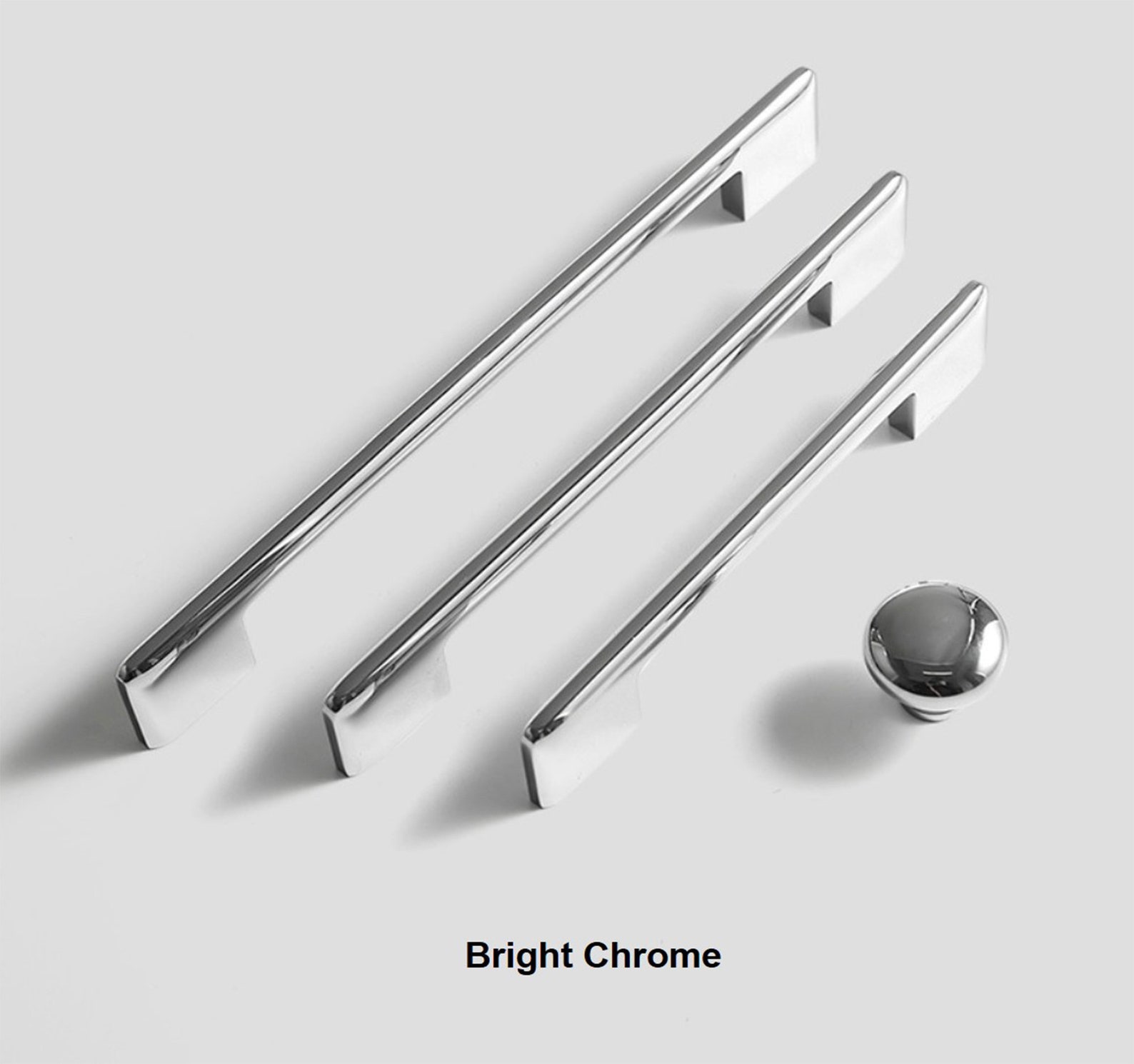 5 6.3 7.56 Black Chrome Handles Etsy