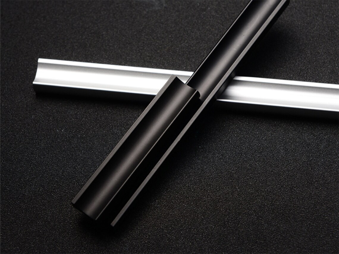 Extra Long Aluminum Black Door Pulls Handles Drawer Etsy