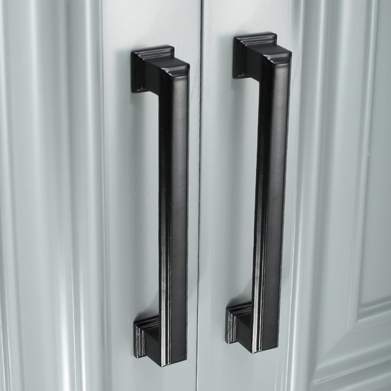 10 12.6 Extra Long Black Cabinet Handles Cabinet - Etsy