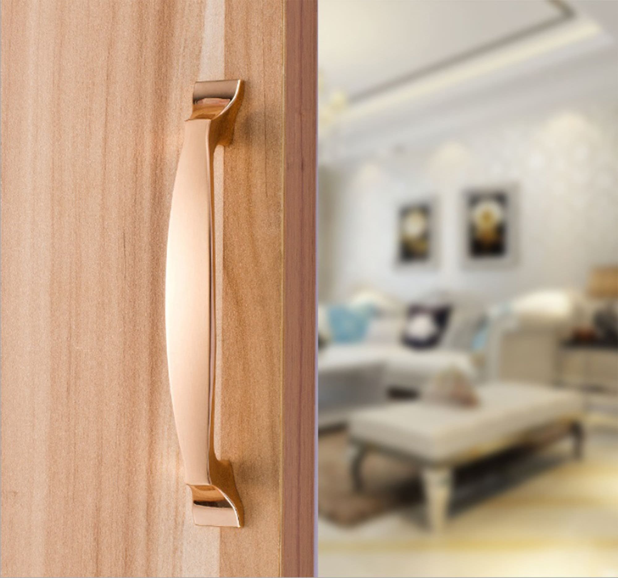 3.75 5 Polished Gold Handles Pulls Gold Etsy