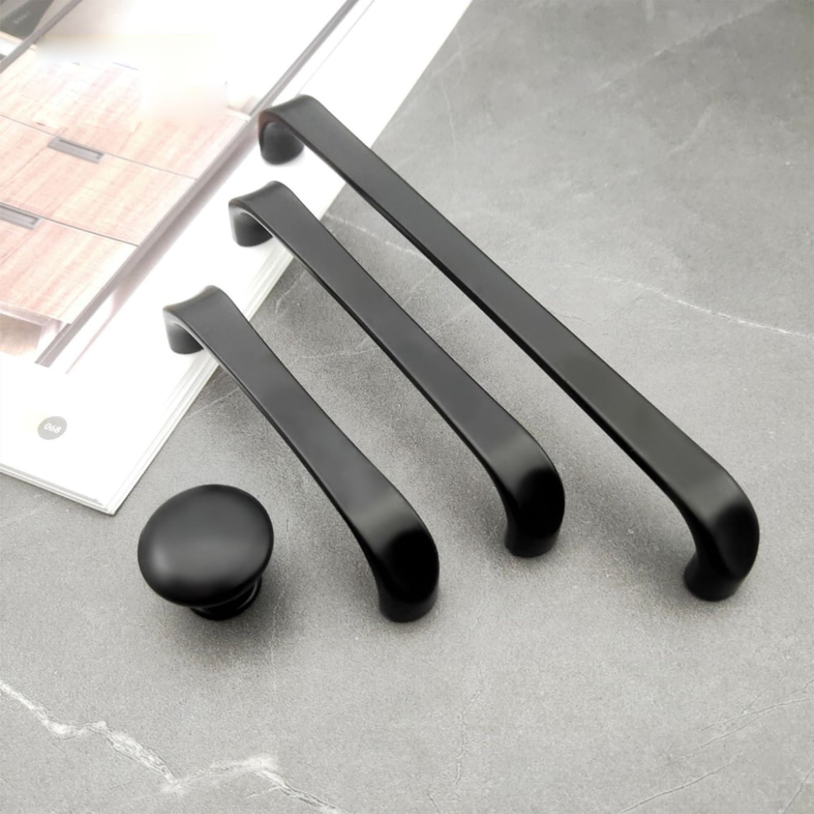 3.75 5 7.56 Black Gold Pulls Etsy