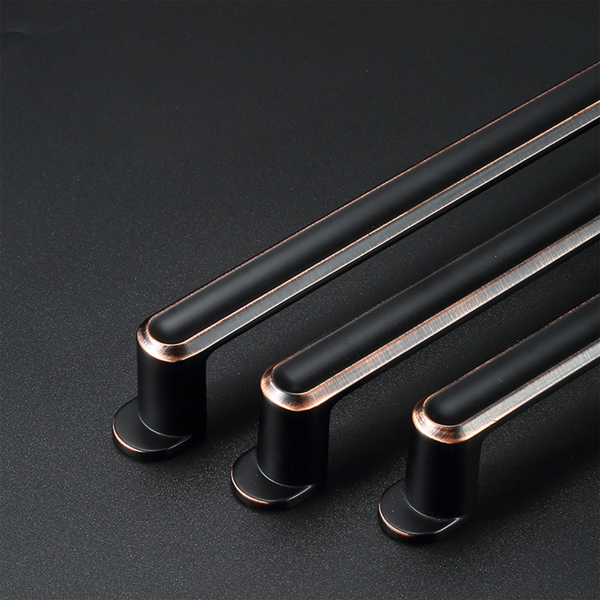 3.75 5 7.56 Black Long Closet Door Pulls Etsy