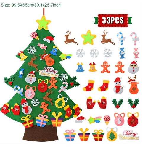 3D Felt Christmas Tree Gifts for Kids Christmas Toddler Etsy
