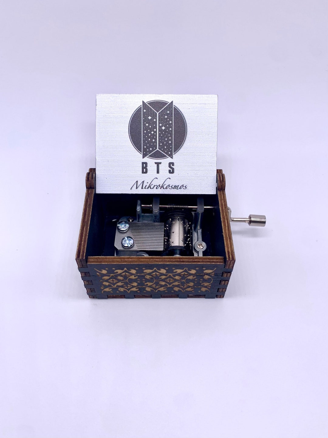 BTS mikrokosmos Song Kpop Music Box Hand Crank Etsy
