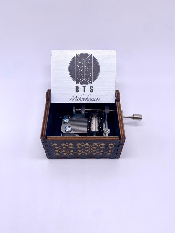 BTS mikrokosmos Song Kpop Music Box Hand Crank Etsy