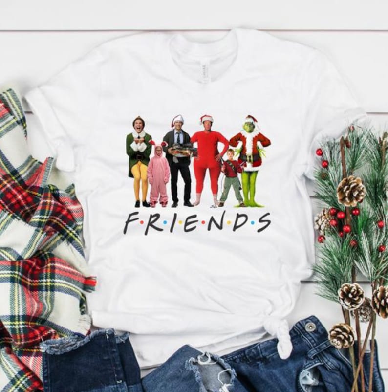 Friends Christmas Shirts 
