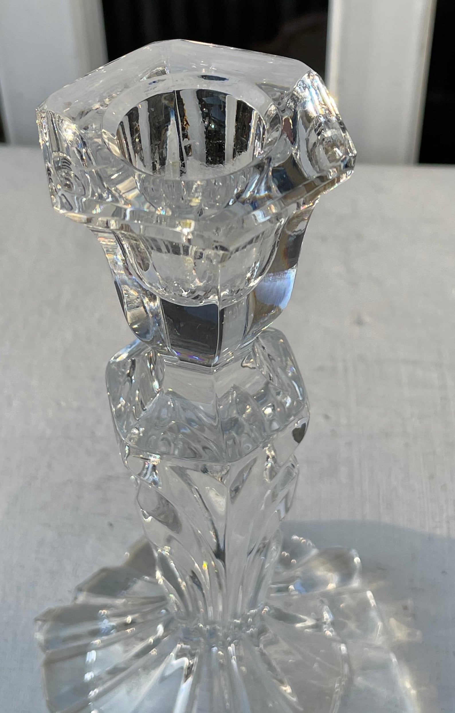 vintage Waterford Irish Crystal candle stick holder Etsy