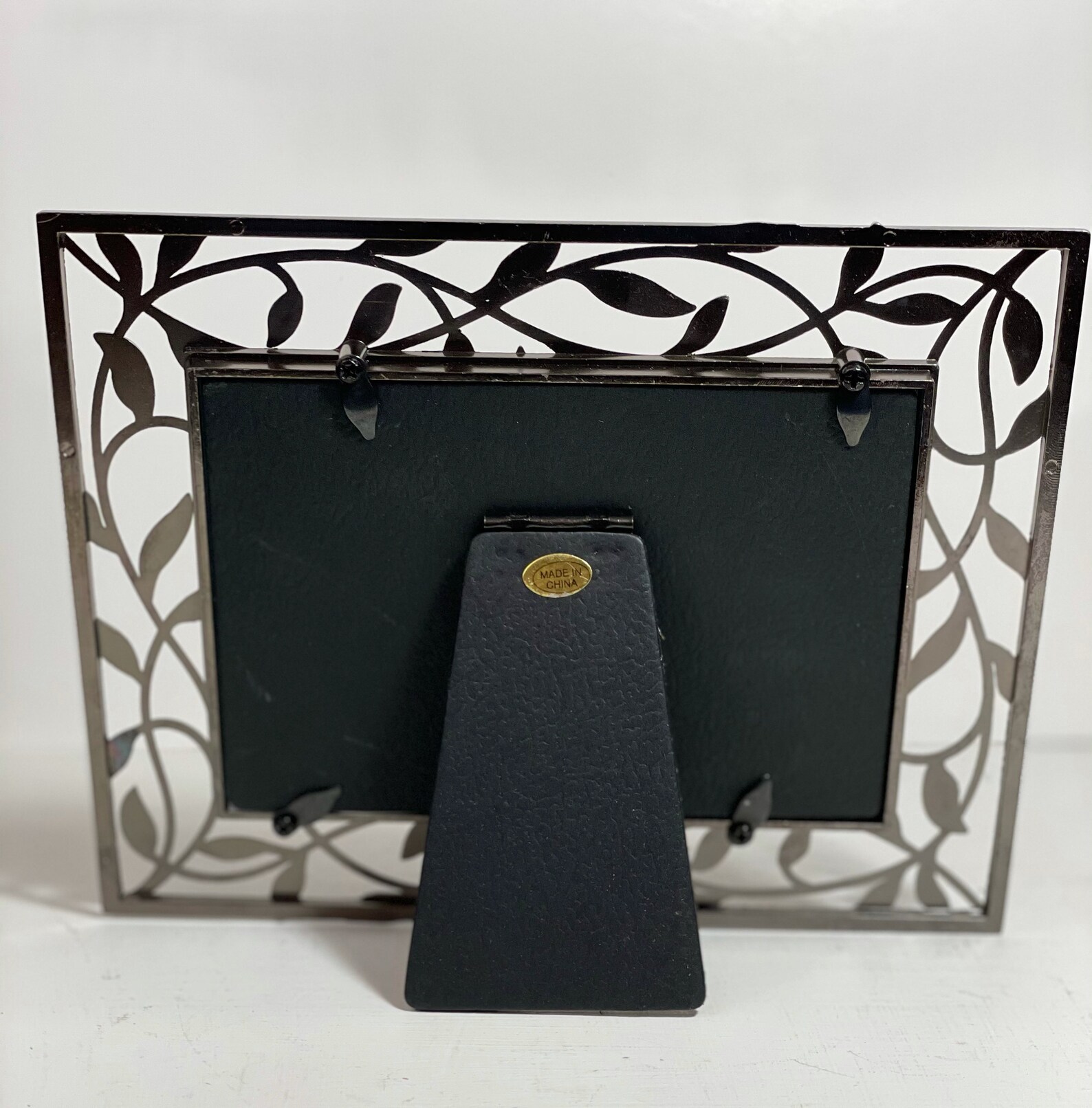 Vintage metal 2 picture holder frame Etsy