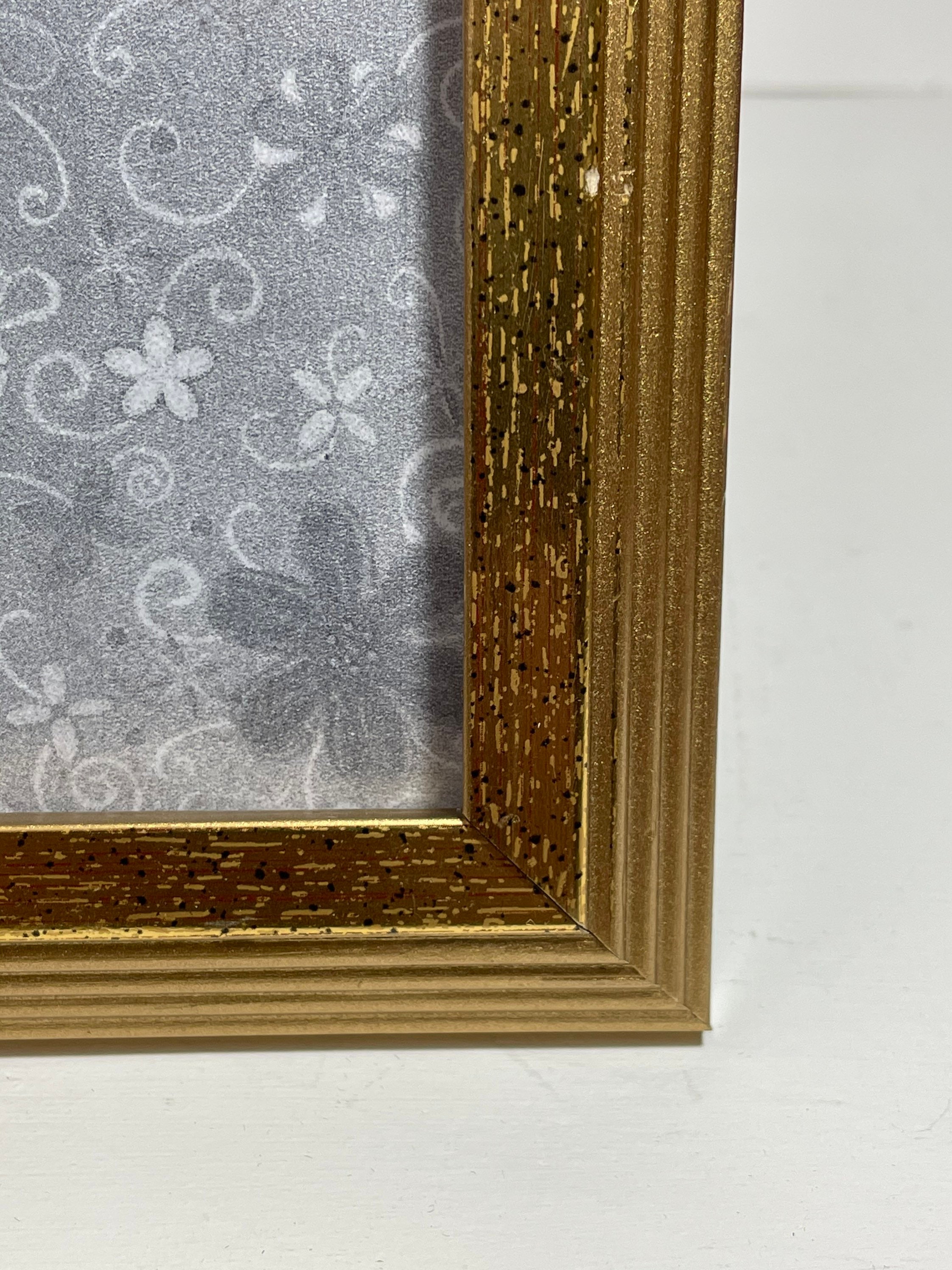 Vintage gold 5x7 picture frame Etsy