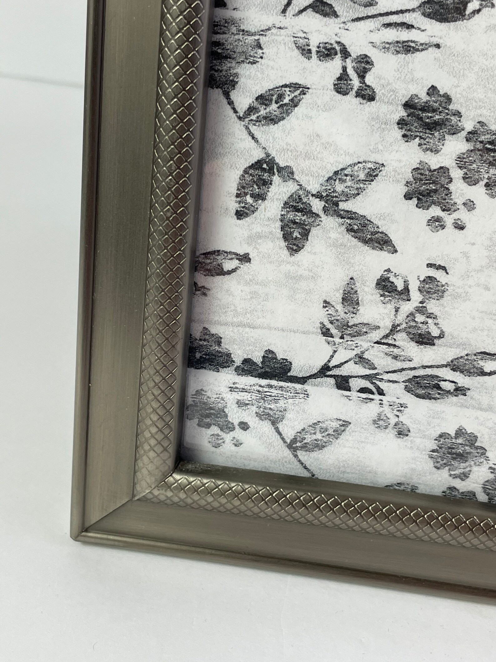 Vintage Malden 8x10 satin nickel picture frame Etsy