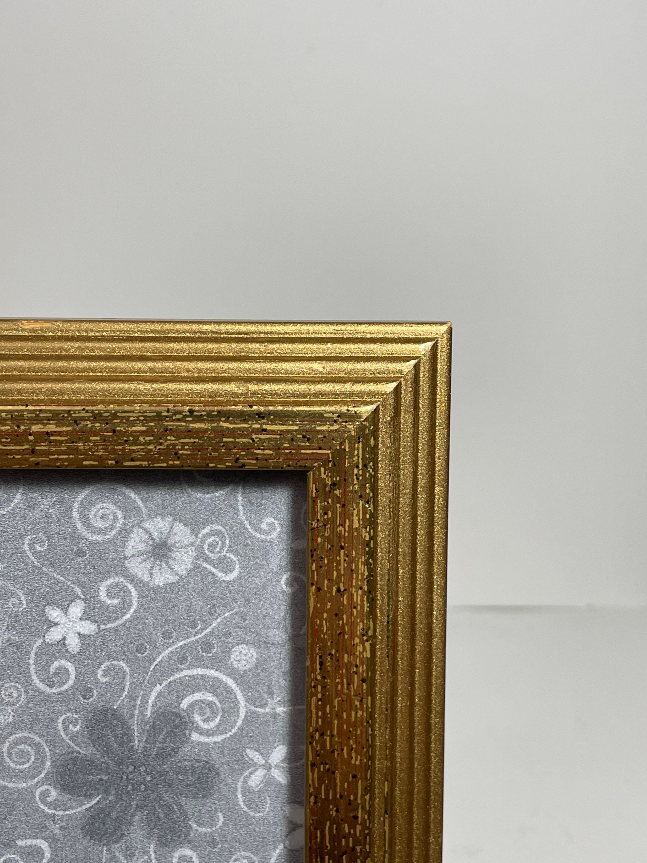 Vintage gold 5x7 picture frame Etsy