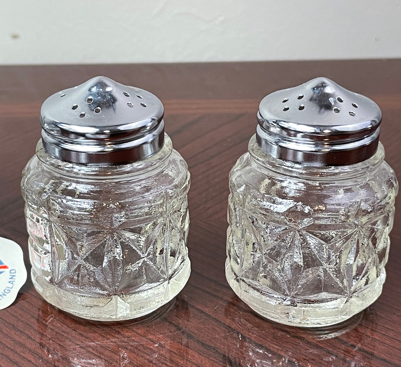 Queen Anne By mayell & co Cruet set cut glass Silver platted Etsy