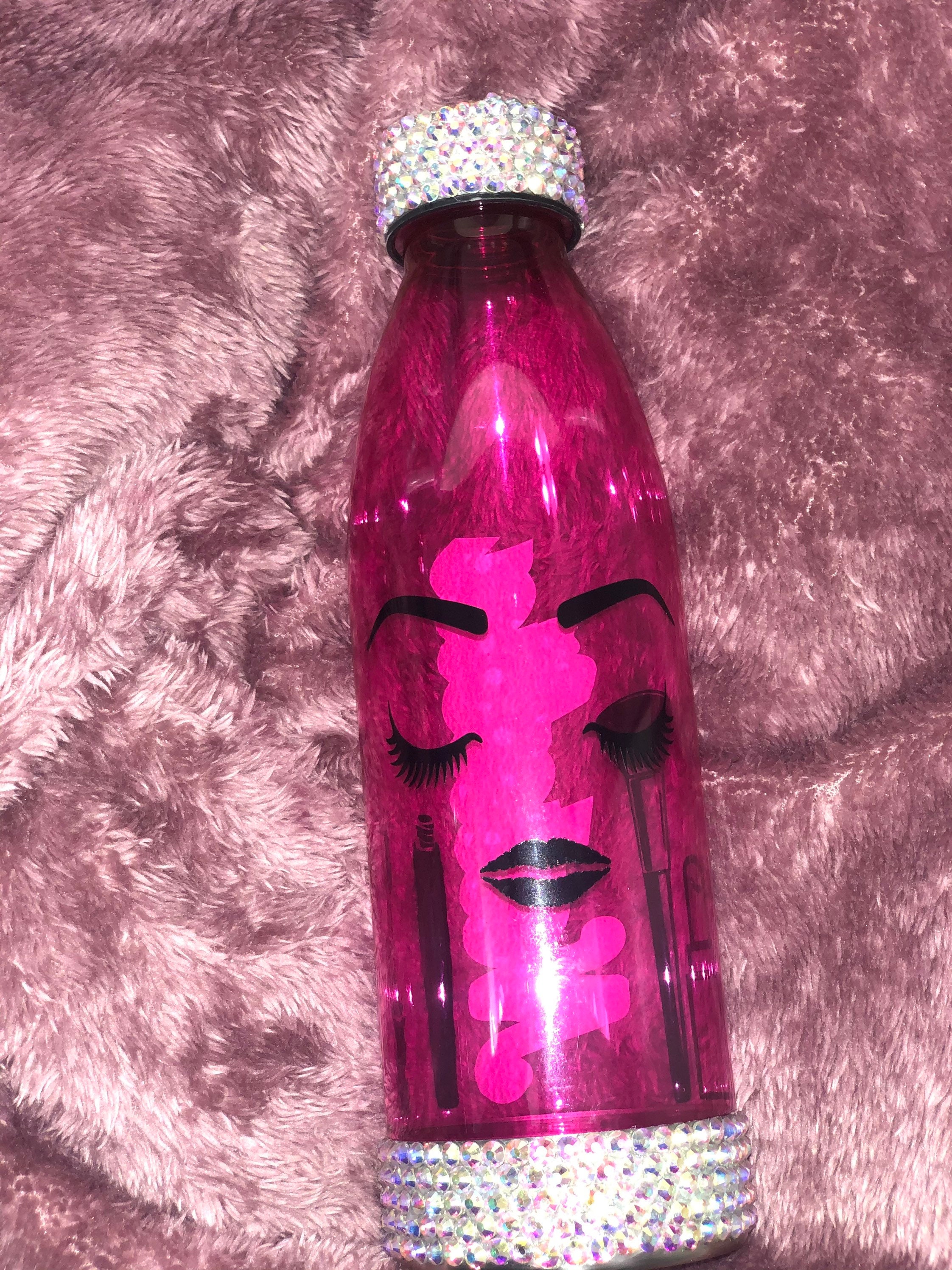 Custom makeup water bottle Etsy
