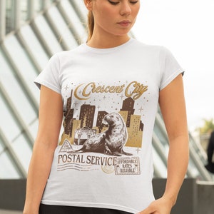 Crescent City Shirt, Postal Service Crescent City Merch, Sarah J Maas Merch, Bookish SJM Merch, Bryce Quinlan, Ruhn Danaan, Hunt Athalar