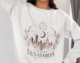 Crescent City Bryce Quinlan Bookish Sweatshirt, Lunathion Crescent City Merch, Sarah J Maas Merch, SJM Reader Gift, Literary Shirt