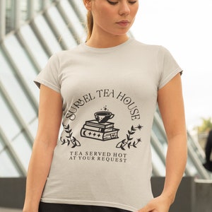 Suriel Tea Co Shirt, Acotar Tea Shirt, Bookish Shirt, Sarah J Maas Shirt, A Court Of Thorns Shirt, Sarah J Maas Merch, Heavy Cotton Tee