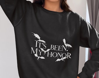 Es war meine Ehre Sweatshirt, Comfort Farben Vierter Flügel Tshirt, Liam Mairi Vierter Flügel Shirt, Drachenreiter, Bücherwurm Geschenk, Vierter Flügel Merch