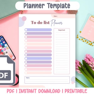 To Do List Digital, To Do List Printable, To Do List Template, To Do List Template PDF, To Do List Template Printable, To Do List Download
