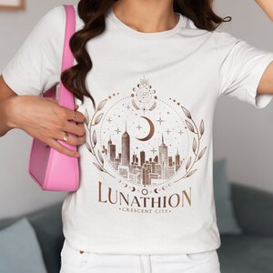 Crescent City Bryce Quinlan Tattoo Shirt, Lunathion Crescent City Shirt, Bookish Sweatshirt, Bookish Gift, Ruhn Danaan, Hunt Athalar
